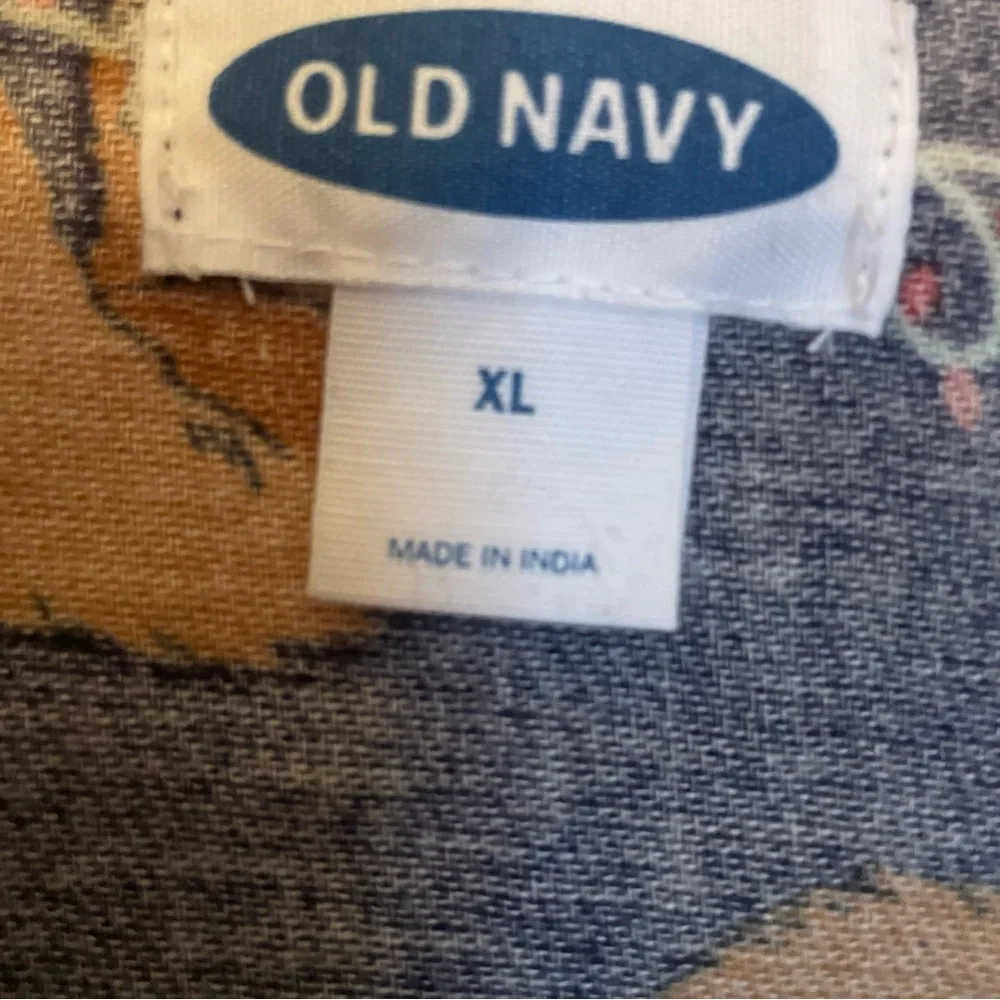 Old Navy Navy Blue Sloth Christmas  Pattern size XL TOP & bottom 
Excellent cond - Picture 4 of 5